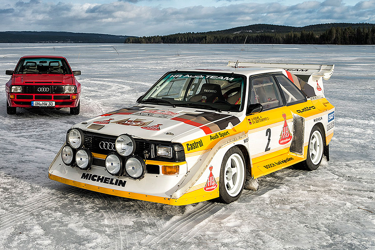 Beispielmotiv individuelle Fräsung – Audi quattro S1 E2
